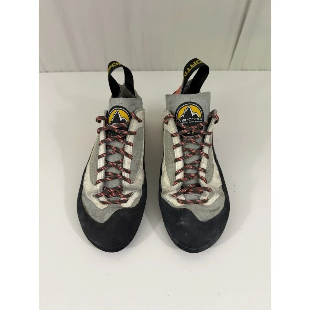 La Sportiva Finale XS Edge Beige Suede Climbing Shoes Sz 41 Womens 9.5 Men’s 8.5